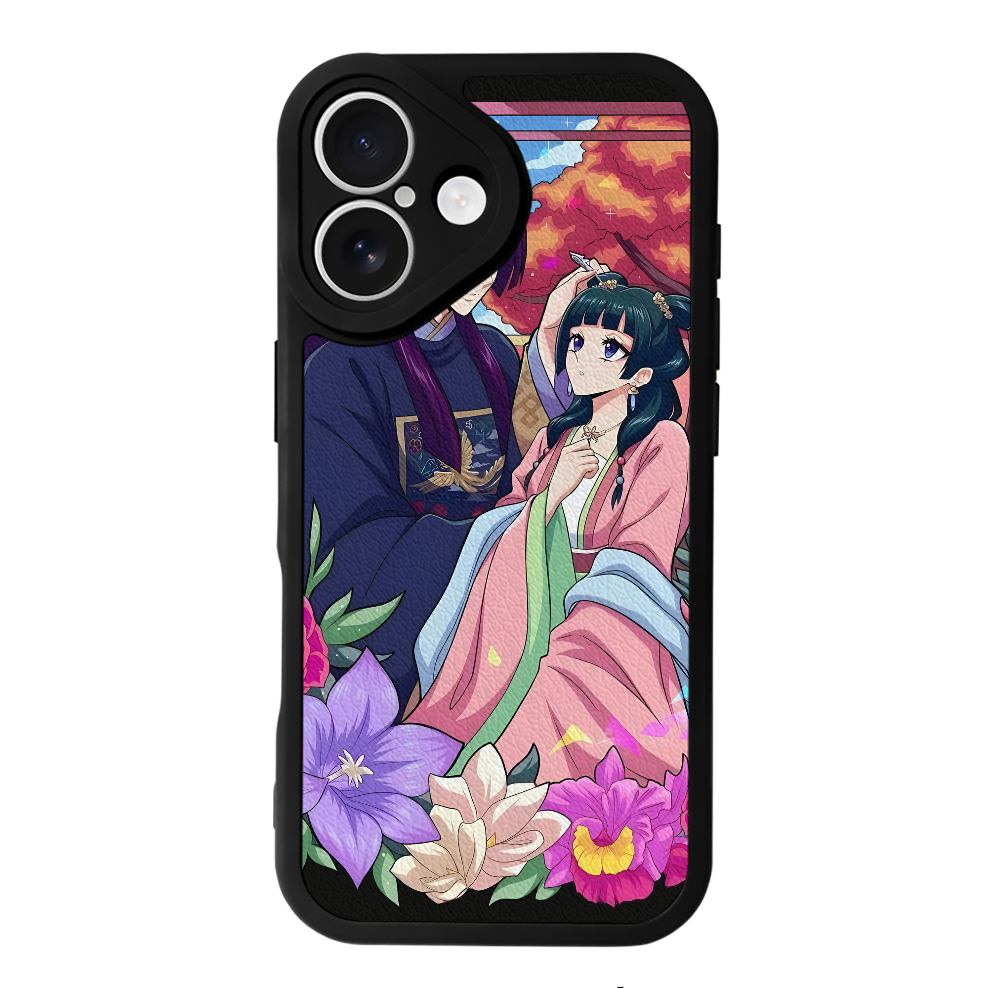 （画像用） 薬屋のひとりごと The Apothecary Diaries 【iPhone 16シリーズ対応】シリコンスマホケース（レザー調） 材質：シリコン